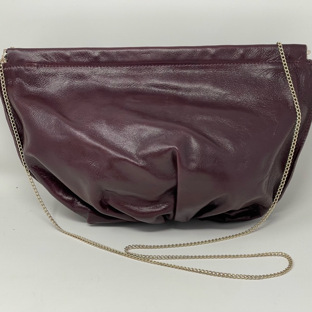 Zara leather handbag. Gold chain strap. NWOT